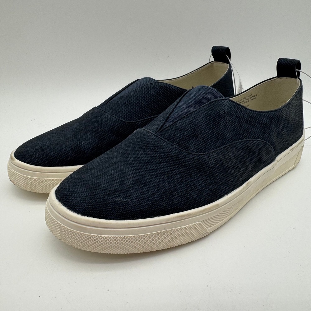 Kensie Salia Womens Slip On Casual Sneakers Black Canvas Shoes Size‎ 8